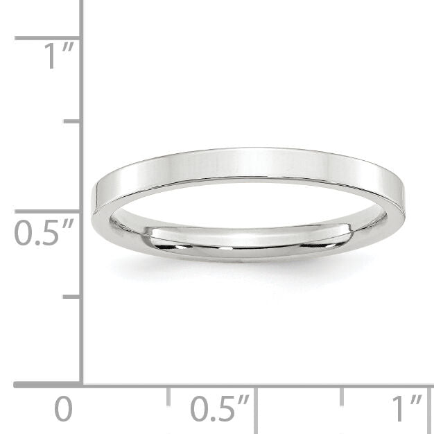 14KW 2.5mm Standard Flat Comfort Fit Band-WFLC025