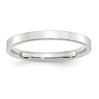 14KW 2.5mm Standard Flat Comfort Fit Band-WFLC025