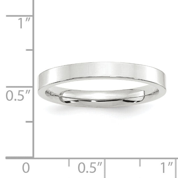 14KW 3mm Standard Flat Comfort Fit Band-WFLC030