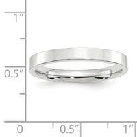 14KW 3mm Standard Flat Comfort Fit Band-WFLC030
