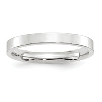 14KW 3mm Standard Flat Comfort Fit Band-WFLC030