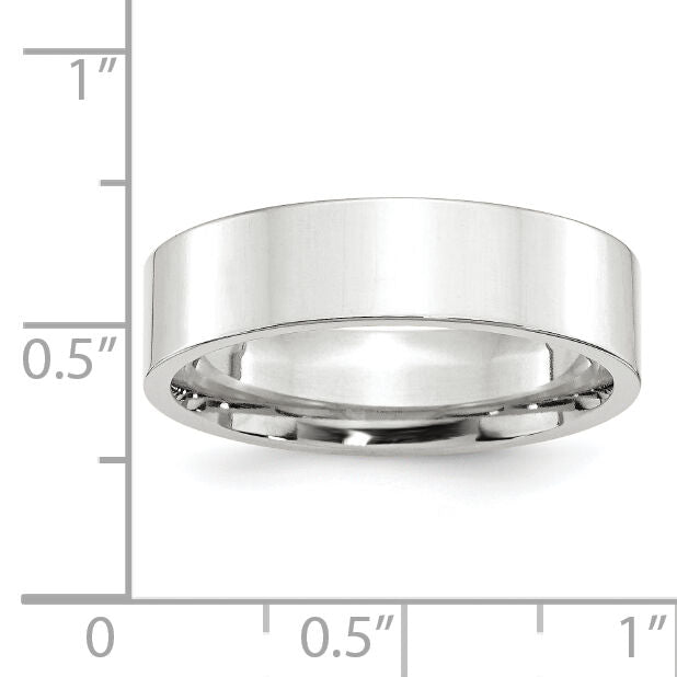 14KW 6mm Standard Flat Comfort Fit Band-WFLC060