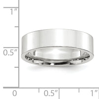 14KW 6mm Standard Flat Comfort Fit Band-WFLC060