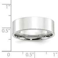 14KW 7mm Standard Flat Comfort Fit Band-WFLC070