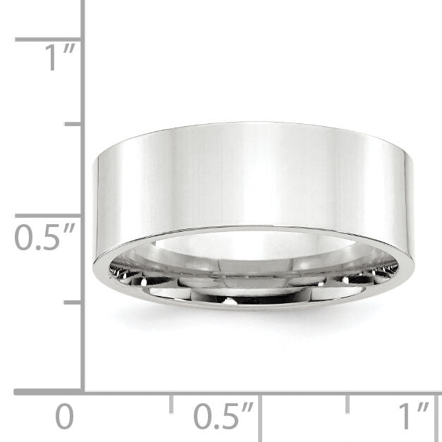 14KW 8mm Standard Flat Comfort Fit Band-WFLC080