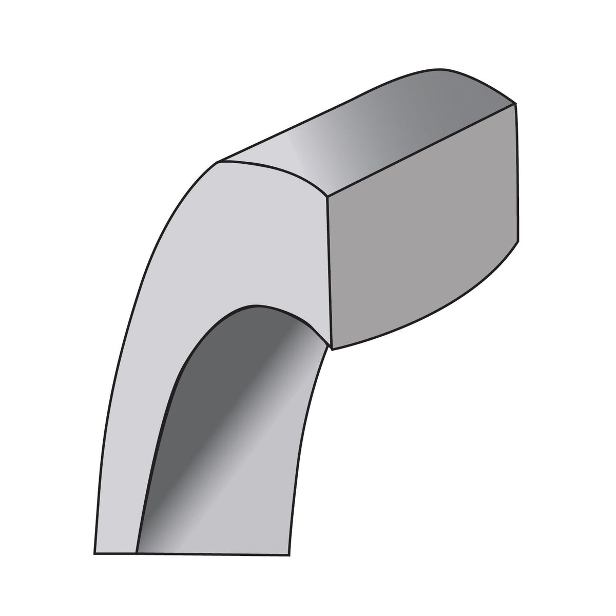 14KW 7mm Standard Flat Comfort Fit Band-WFLC070