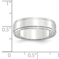 14KW 6mm Flat with Step Edge Band-WFLE060
