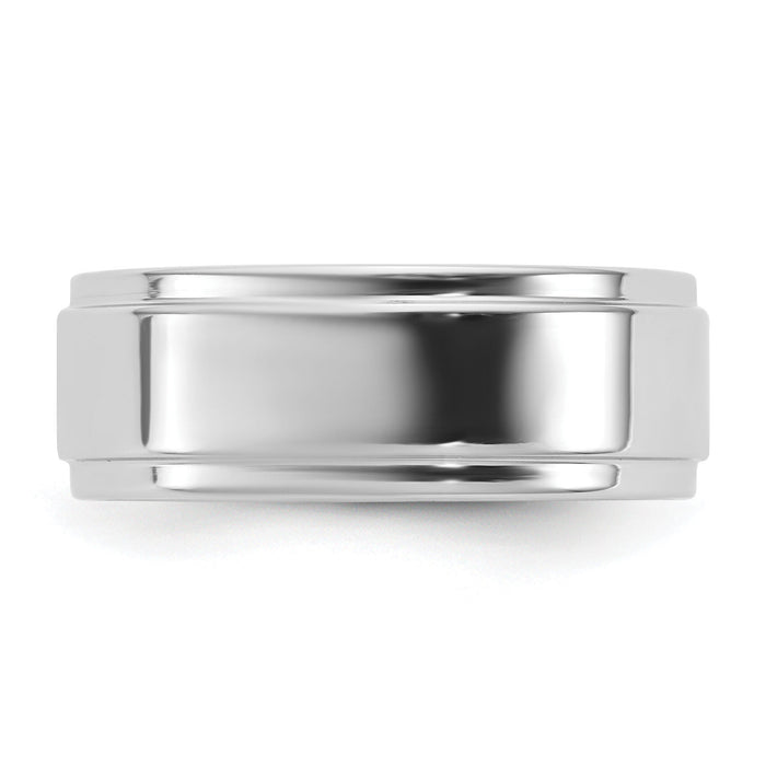14KW 7mm Flat with Step Edge Band-WFLE070