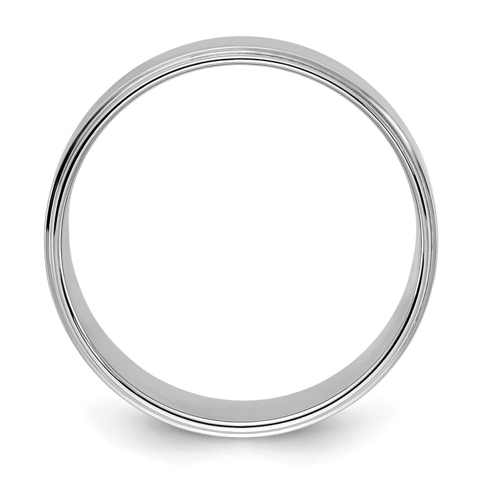 14KW 8mm Flat with Step Edge Band-WFLE080