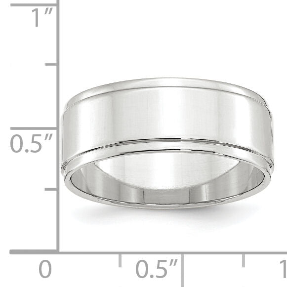 14KW 8mm Flat with Step Edge Band-WFLE080