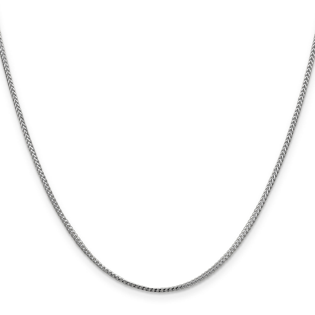 14k White Gold 1mm Franco Chain-WFRA035-20