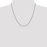 14k White Gold 1mm Franco Chain-WFRA035-20