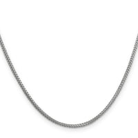 14k White Gold 1.3mm Franco Chain-WFRA040-24