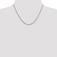 14k White Gold 1.3mm Franco Chain-WFRA040-18