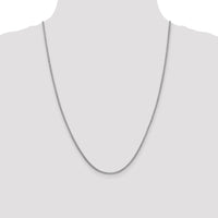 14k White Gold 1.3mm Franco Chain-WFRA040-24