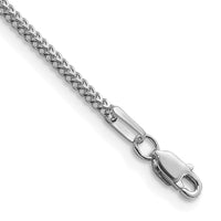 14k White Gold 1.3mm Franco Chain-WFRA040-7