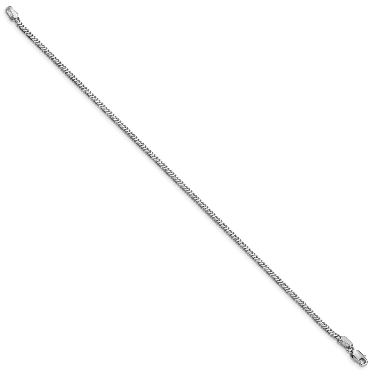 14k White Gold 1.4mm Franco Chain-WFRA045-8