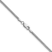 14k White Gold 1.5mm Franco Chain-WFRA050-22