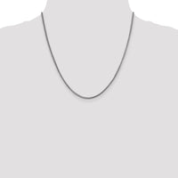 14k White Gold 1.5mm Franco Chain-WFRA050-20