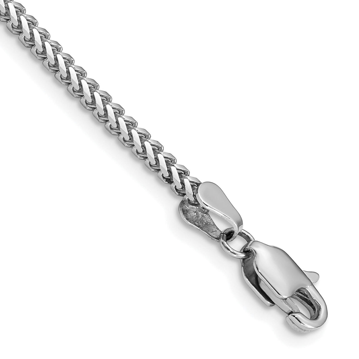 14k White Gold 2mm Franco Chain-WFRA065-7
