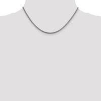 14k White Gold 2.3mm Franco Chain-WFRA070-16