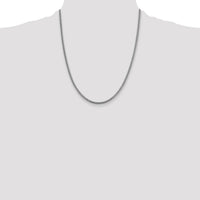 14k White Gold 2.3mm Franco Chain-WFRA070-22