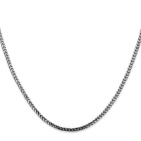 14k White Gold 2.5mm Franco Chain-WFRA080-18