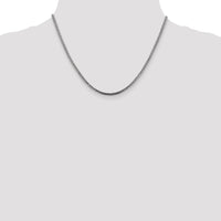 14k White Gold 2.5mm Franco Chain-WFRA080-18