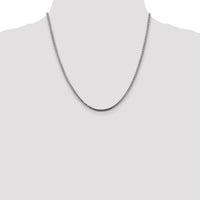 14k White Gold 2.5mm Franco Chain-WFRA080-20