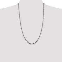 14k White Gold 2.5mm Franco Chain-WFRA080-26