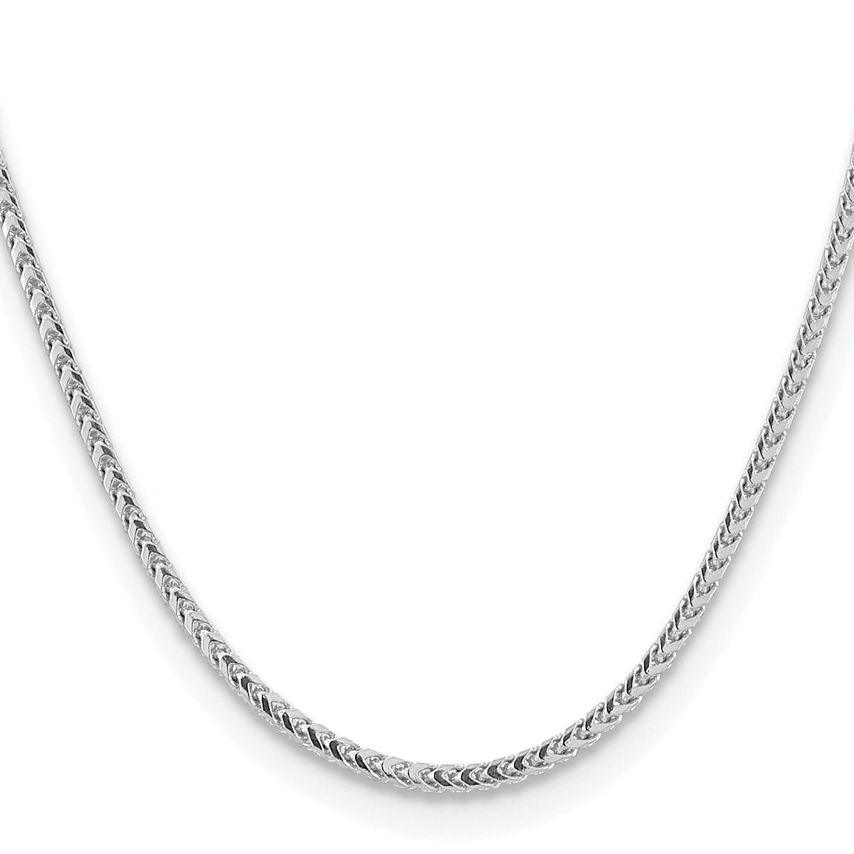 14k White Gold 3mm Franco Chain-WFRA100-24