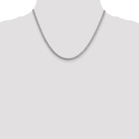 14k White Gold 3mm Franco Chain-WFRA100-18