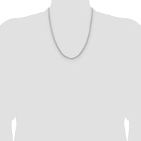 14k White Gold 3mm Franco Chain-WFRA100-22