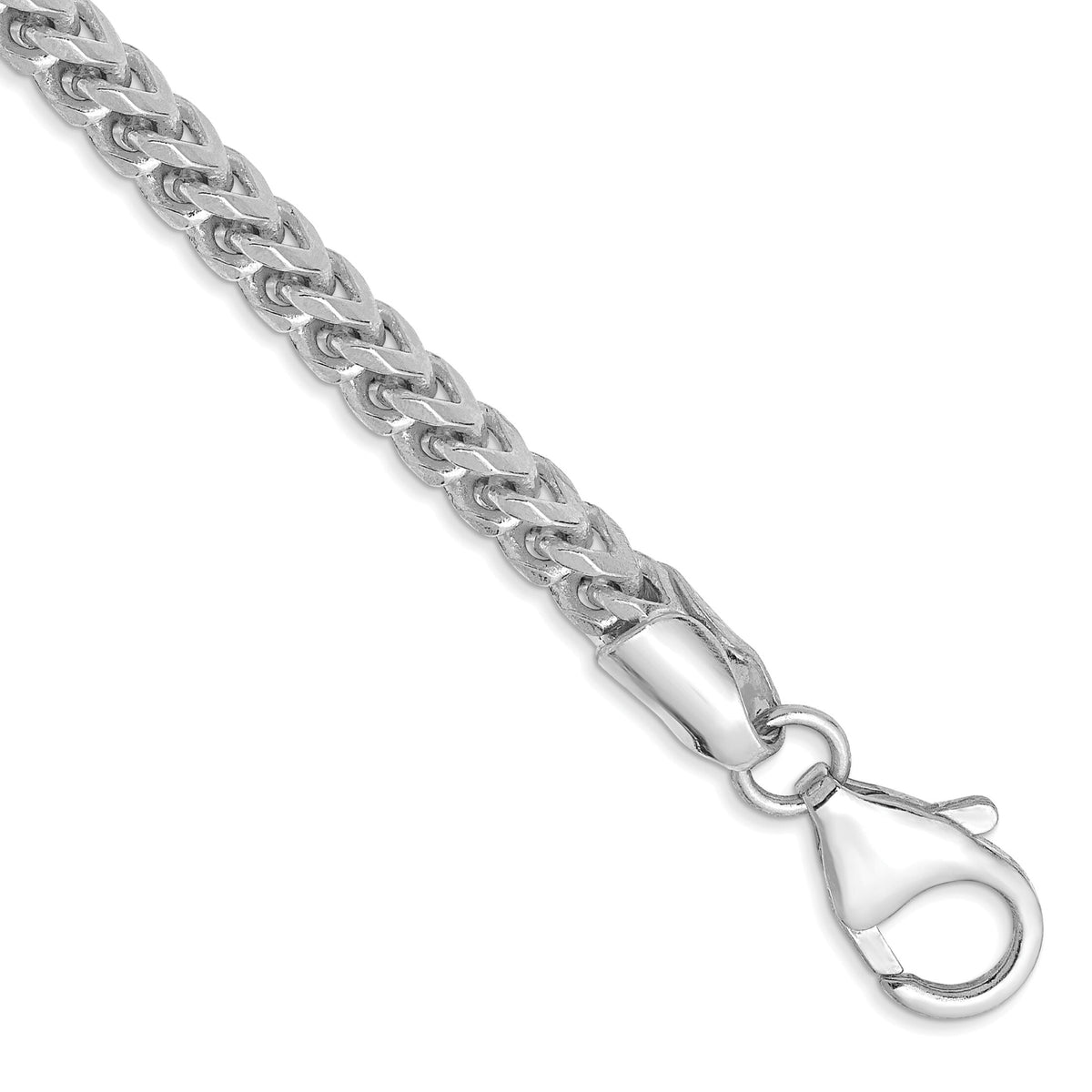14k White Gold 3mm Franco Chain-WFRA100-9