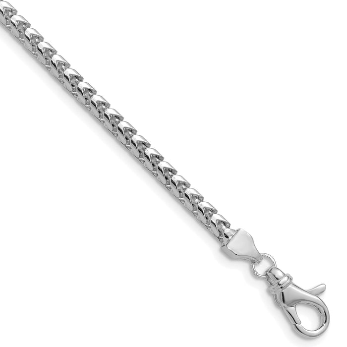 14k White Gold 3mm Franco Chain-WFRA100-22