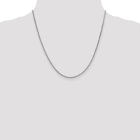 14k White Gold 1.9mm Flat Wheat Chain-WFW050-20