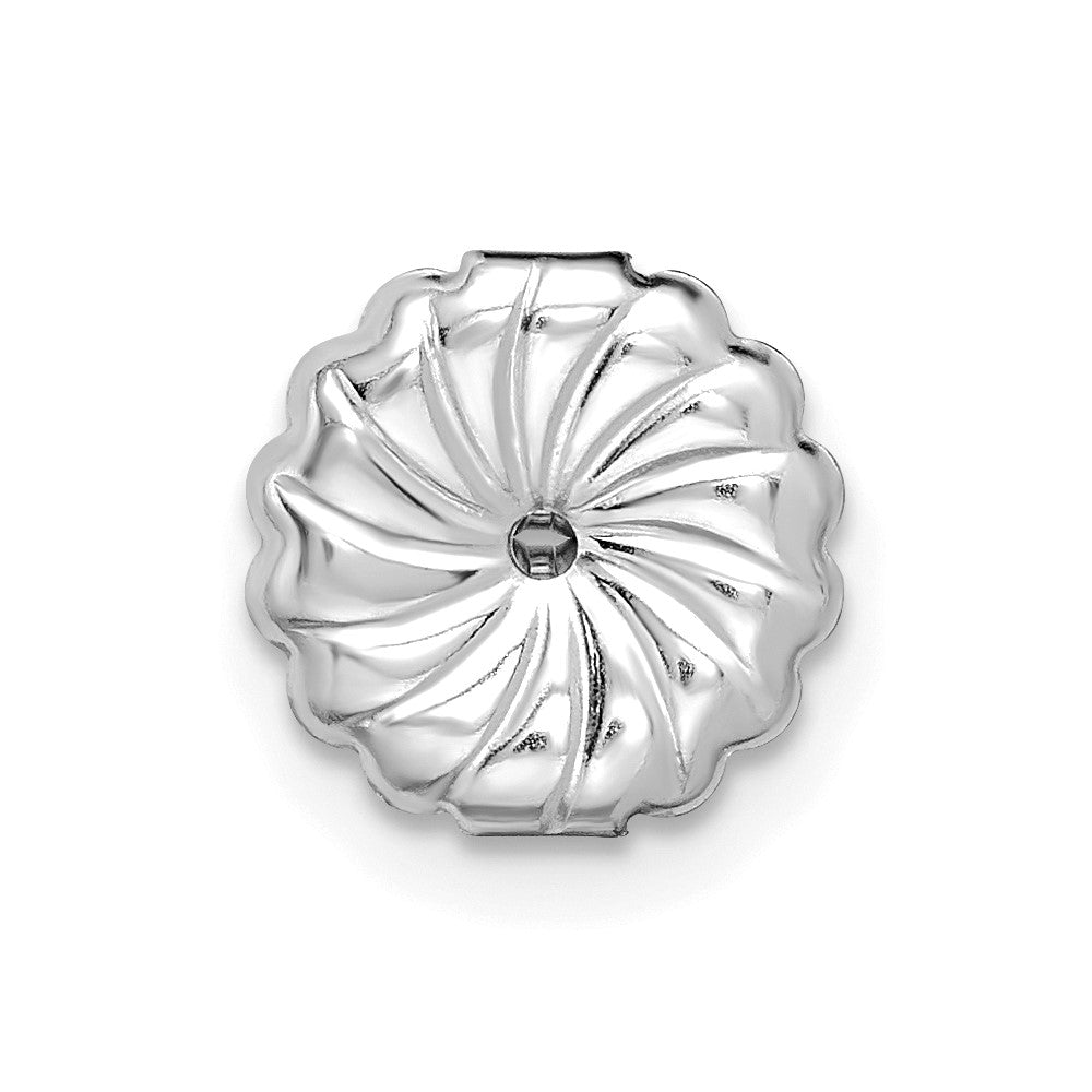 14kw 5 ctw Cert Lab Grown Dia VS+ F+ Princess 4 Prong Hvy Wt Earring-EM1018-500C-WLD