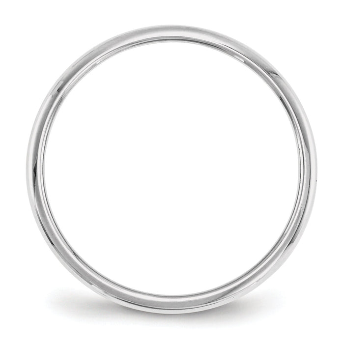 14KW 2mm Half-Round Wedding Band-WHR020