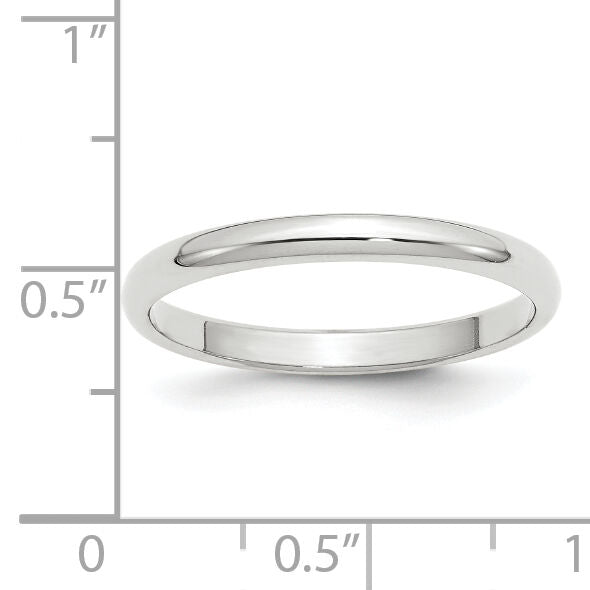 14KW 2.5mm Half Round Band-WHR025