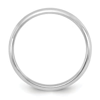 14KW 3mm Half-Round Wedding Band-WHR030