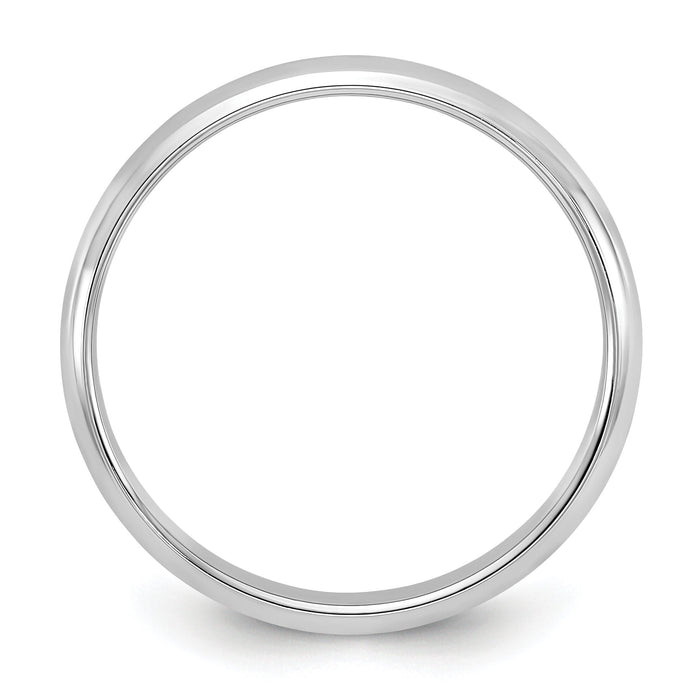 14KW 3mm Half-Round Wedding Band-WHR030