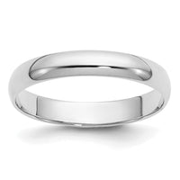 14KW 3mm Half-Round Wedding Band-WHR030
