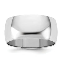 14KW 9mm Half Round Band-WHR090
