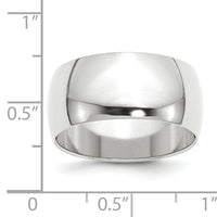 14KW 10mm Half Round Band-WHR100