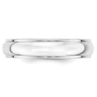 14KW 5mm Half Round with Edge Band-WHRE050