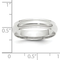 14KW 5mm Half Round with Edge Band-WHRE050