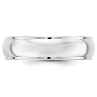 14KW 6mm Half Round with Edge Band-WHRE060