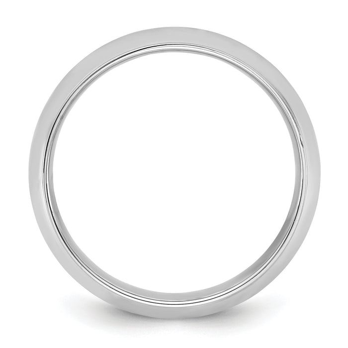 14KW 7mm Half Round with Edge Band-WHRE070
