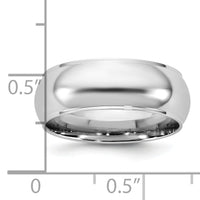 14KW 7mm Half Round with Edge Band-WHRE070