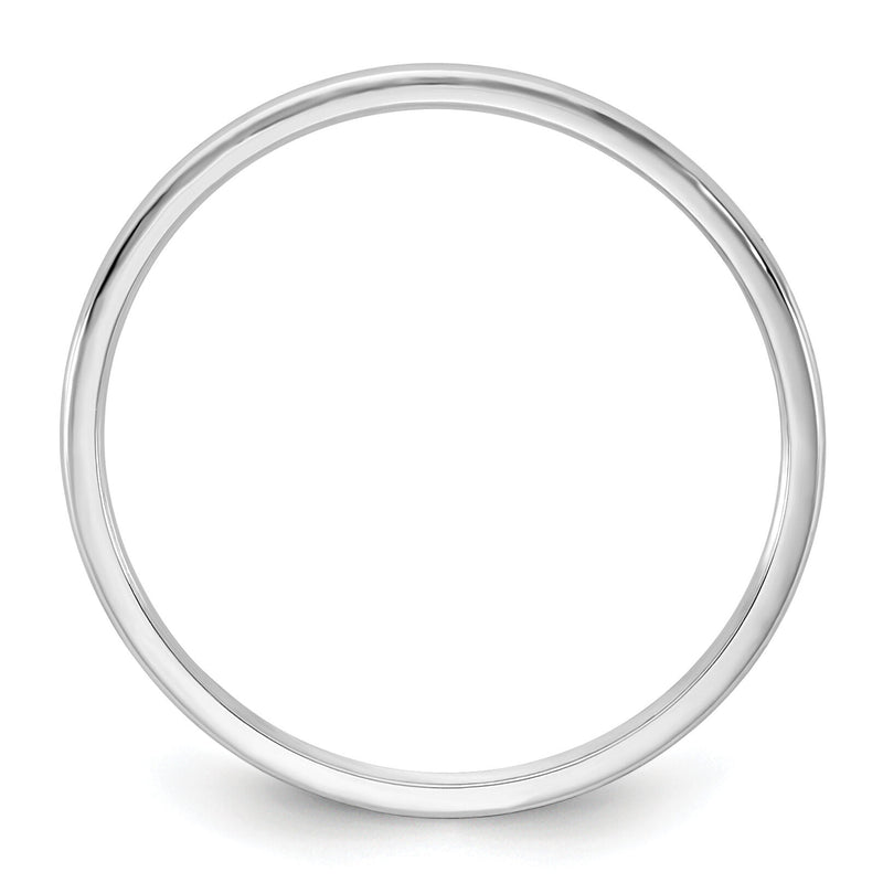 14KW 1mm LTW Half Round Band-WHRL010